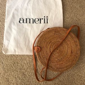 Large Amerii Round Rattan Bag